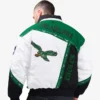 Philadelphia Eagles Tape Full-Zip Green Hooded Jacket