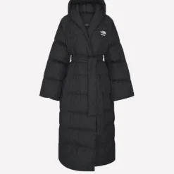 The North Face x Skims Nuptse Wrap Parka Coat