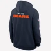 Ben Johnson Blue Nike Chicago Bears Sideline Hoodie