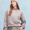 Parke Tonal Classic Mockneck Sweatshirt