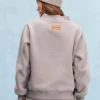 Parke Tonal Classic Mockneck Sweatshirt Grey