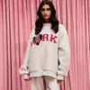 Parke Valentine Jean Grey Heart Varsity Sweatshirt
