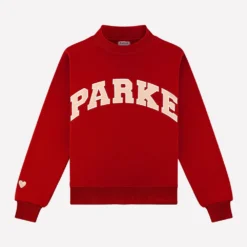 Parke Valentine's Varsity Mockneck Sweatshirt