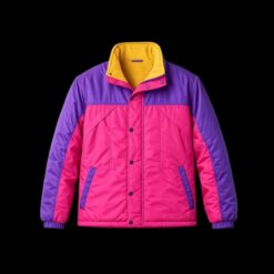90s Retro Colorblock Windbreaker