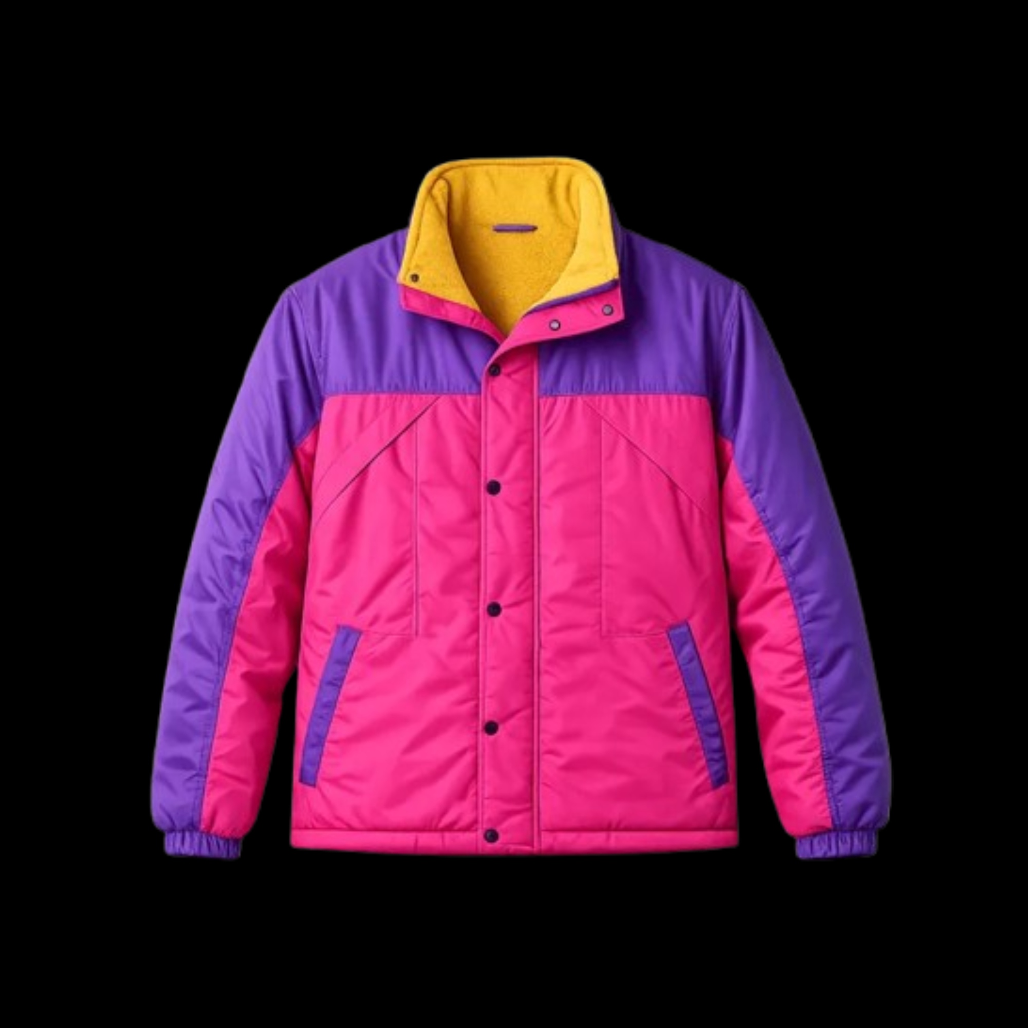 Alien Oliver Tree Inspired Rave Jacket 90s Retro Colorblock Windbreaker