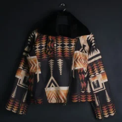 Kelly Reilly Yellowstone Beth Dutton Cropped Aztec Jacket
