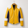 Dead As Disco Charlie Disco Yellow Leather Jacket