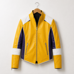 Dead As Disco Charlie Disco Yellow Leather Jacket