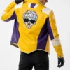 Gamer Dead As Disco Yellow Leather Jacket