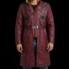 Dante Devil May Cry 3 Red Leather Trench Coat