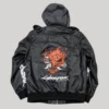 Cyberpunk 2077 Samurai Black Bomber Leather Jacket