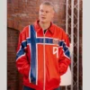 Erling Haaland Custom Norway Red Leather Jacket