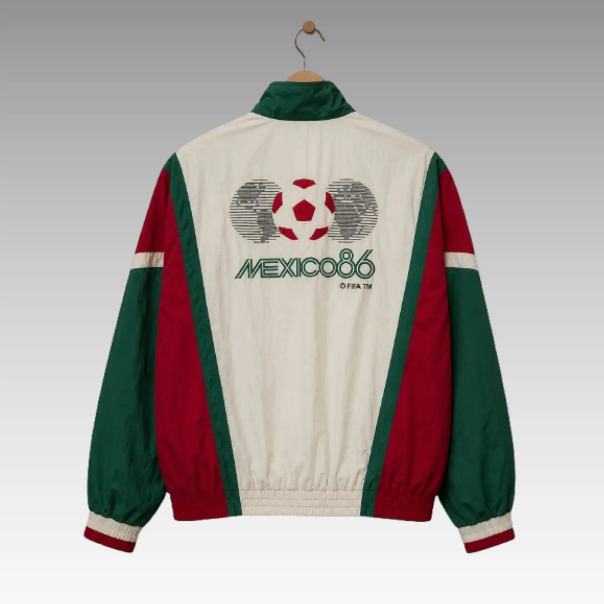 FIFA World Cup 1986 Mexico Jacket Mexico 1986 FIFA World Cup Unisex Multicolor Track Jacket