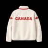 Shane Hollander Canada Maple Leaf Sherpa Jacket