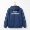 BTS Keep Swimming Blue Hooded Jacket for Unisex