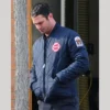 Kelly Severide Chicago Fire Blue Quilted Jacket