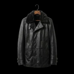 Resident Evil 9 Requiem Leon Kennedy Black Leather Jacket