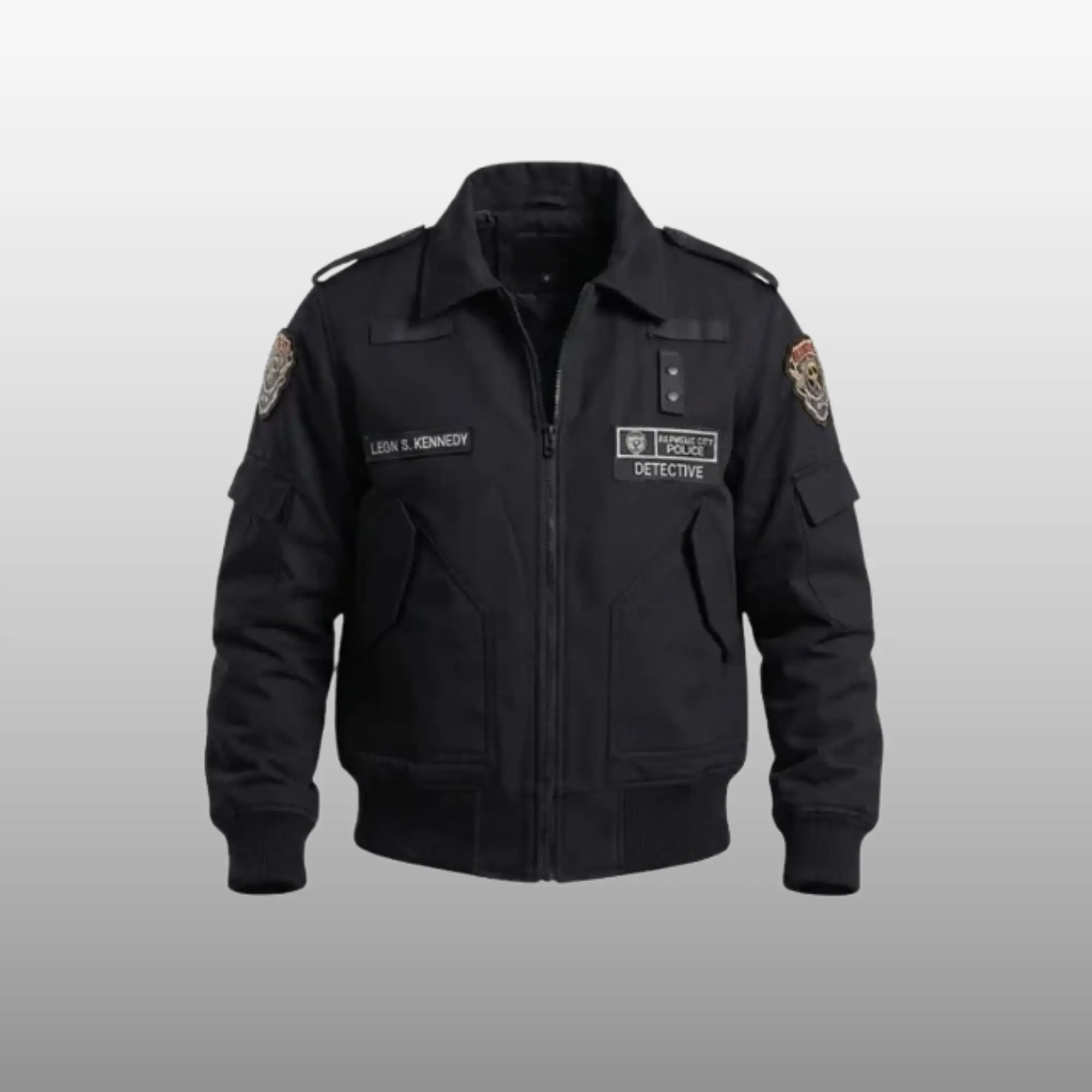 Leon S. Kennedy Resident Evil 2 RPD Jacket Resident Evil 2 Leon S. Kennedy RPD Jacket