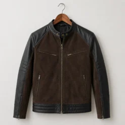 MK2 Johnny Cage Brown Suede Leather Jacket