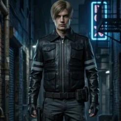 Resident Evil 6 Leon Kennedy Leather Jacket