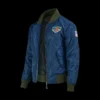 Resident Evil 4 Remake Leon Kennedy Blue Cosplay Jacket