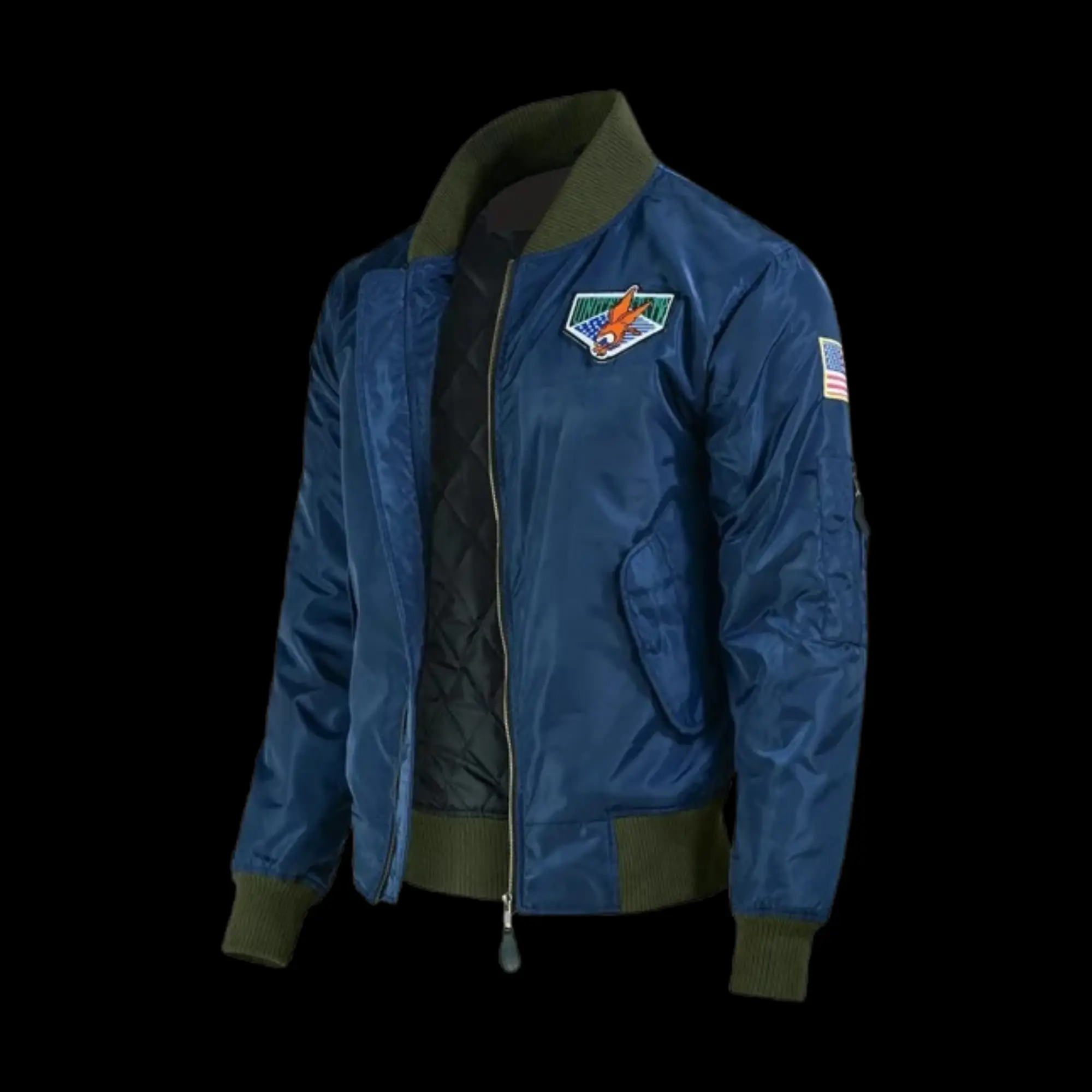 RE4 Remake Leon Bomber Blue Bomber Jacket Resident Evil 4 Remake Leon Kennedy Blue Cosplay Jacket