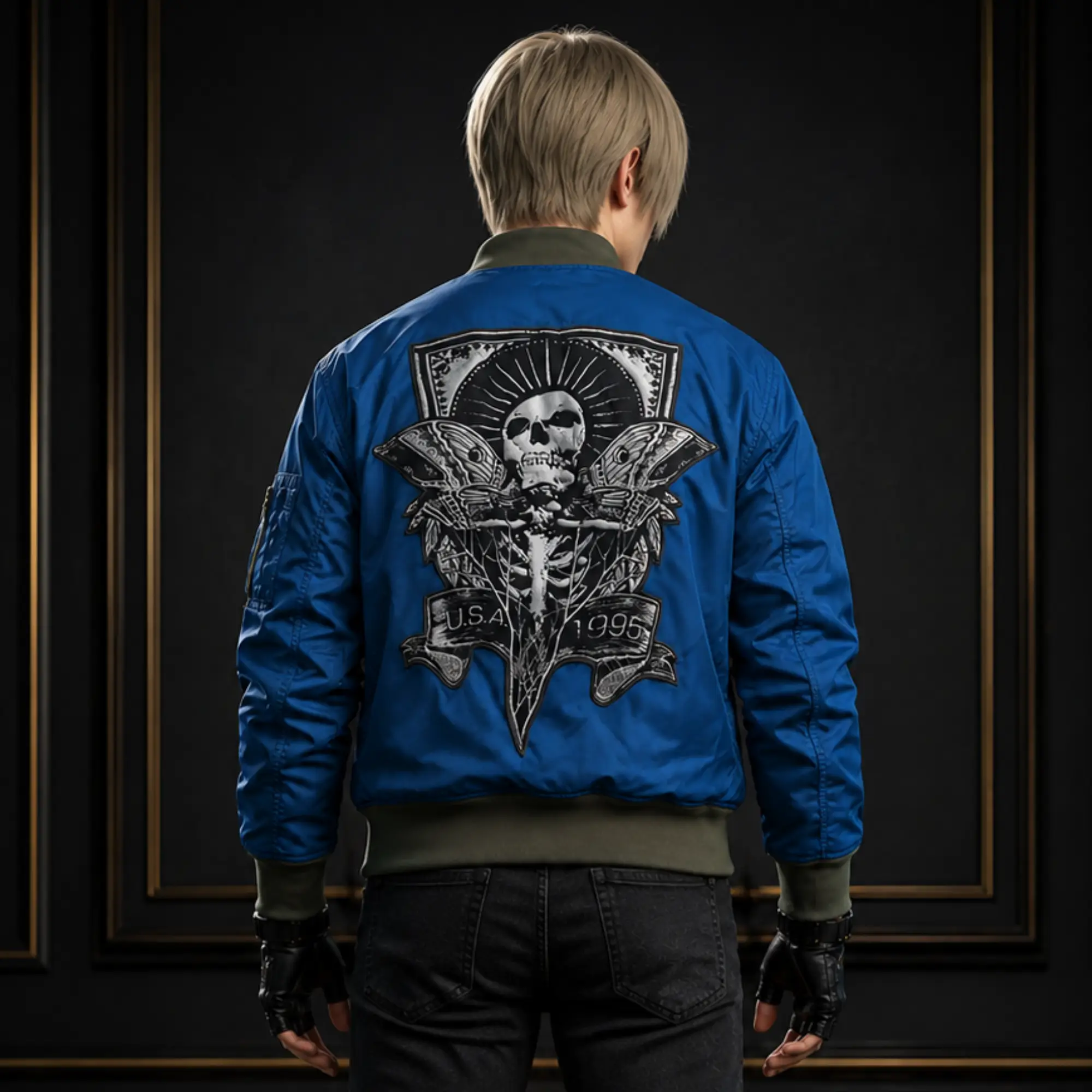 Resident Evil 4 Remake Leon Kennedy Bomber Jacket