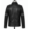 Resident Evil 6 Leon Stripe Leather Jacket