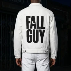 SNL Ryan Gosling The Fall Guy White Cotton Jacket