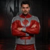 Superhero Agrall Thragg Invincible Red Leather Jacket