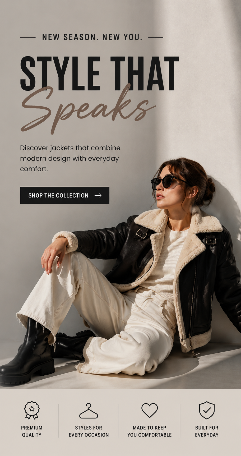 The Shearling Jacket Mobile Banner Main