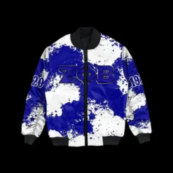 Zeta Phi Beta 1920 Varsity Line Jacket - Sublimated Sorority Crossing